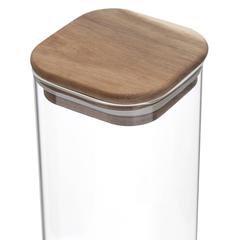 Neoflam Borosilicate Glass Square Glass Jar (480 ml)