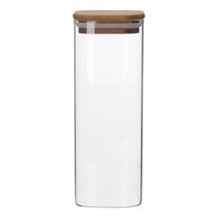 Neoflam Borosilicate Glass Square Glass Jar (1000 ml)