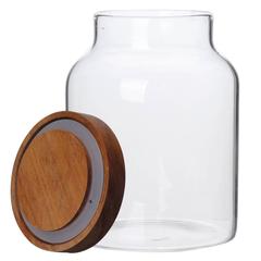 Neoflam Borosilicate Glass Round Glass Jar (1200 ml)