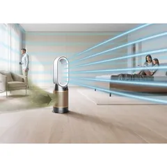 Dyson Cryptomic Hot Cool Air Purifier, HP09 (White & Gold)