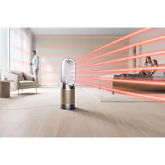 Dyson Cryptomic Hot Cool Air Purifier, HP09 (White & Gold)