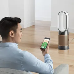 Dyson Cryptomic Hot Cool Air Purifier, HP09 (White & Gold)