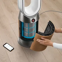 Dyson Cryptomic Hot Cool Air Purifier, HP09 (White & Gold)