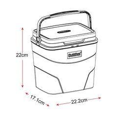 Cosmoplast Plastic Chill Box Set (3 Pc.)