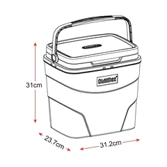 Cosmoplast Plastic Chill Box Set (3 Pc.)