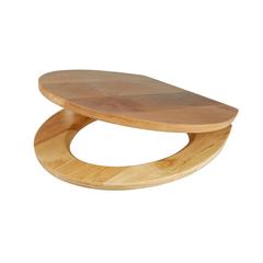 Cooke & Lewis Cervia Solid Oak Toilet Seat (426 x 378 x 61 mm)