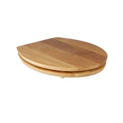 Cooke & Lewis Cervia Solid Oak Toilet Seat (426 x 378 x 61 mm)