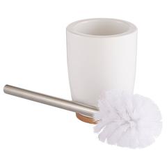 GoodHome Cervia Ceramic Toilet Brush & Holder (108 x 410 x 108 mm)