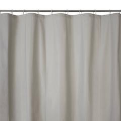 GoodHome Drina Polyethylene-Vinyl Acetate Plain Shower Curtain (2000 x 1800 mm)