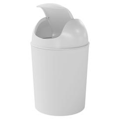 Glomma Polypropylene Swing Bin (5 L, White)