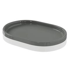 GoodHome Koros Ceramic Soap Dish (142 x 20 mm)