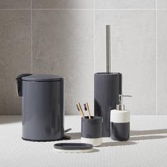GoodHome Koros Ceramic Soap Dish (142 x 20 mm)