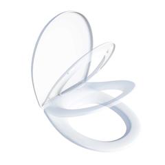 Cooke & Lewis Surano Plastic Toilet Seat (450 x 368 mm)