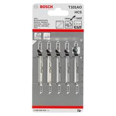 Bosch T 101 AO Clean for Wood Jigsaw Blade Pack (5 Pc.)