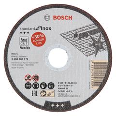 Bosch Inox Cutting Disc (125 x 1 x 22.23 mm)