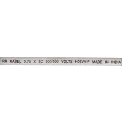 Oshtraco 3-Core Flexible Copper Cable Roll (0.75 mm x 1 m, Sold Per Meter)