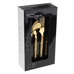 Agate Stainless Steel Cutlery Set (24 Pc.)