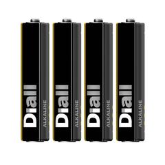 Diall AAA Alkaline Battery Pack (4 Pc.)