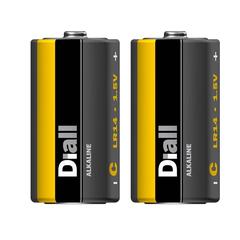 Diall C Alkaline Battery Pack (2 Pc.)