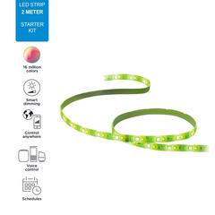 Wiz Smart LED Light Strip Starter Kit (2 m, Colored) + Wiz Smart LED Strip Extension Kit (1 m) + Wiz Wireless Indoor Motion Sensor (Bundle)