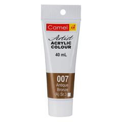 Camel Series 3 Artists' Acrylic Colour Paint Tube (40 ml, 007 Bronze)