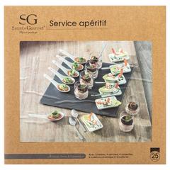 SG Appetizer Set (30 x 30 x 6.8 cm, 25 Pc.)