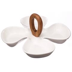 SG Porcelain Bamboo Aperitive Plate (28 x 28 x 12 cm)