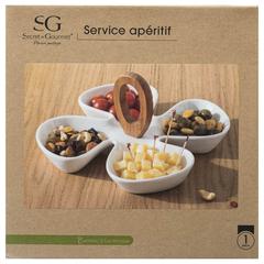 SG Porcelain Bamboo Aperitive Plate (28 x 28 x 12 cm)