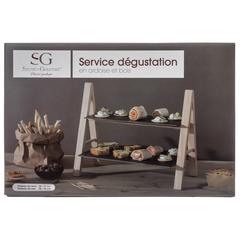 SG Slate Pine Serving Tray (32.5 x 18 x 25.5 cm)