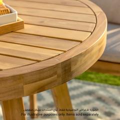Acacia Wood Round Table Diablo (70 x 74 cm)