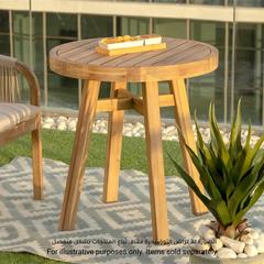 Acacia Wood Round Table Diablo (70 x 74 cm)
