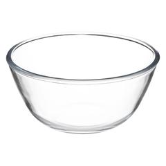 5Five Glass Salad Bowl W/Bamboo Lid (2.5 L)