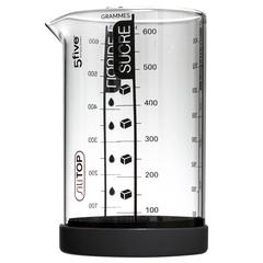 5Five Silitop Glass Measuring Cup (600 ml)