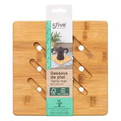 5Five Bamboo Table Mat (20 x 20 cm)