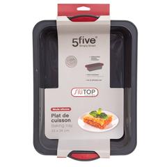 5Five Silitop Silicone Metal Rectangular Dish (23.5 x 33.3 x 5.9 cm)