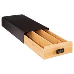 5Five Modern Metal & Bamboo Coffee Capsule Holder (17.8 x 38 x 7.3 cm)