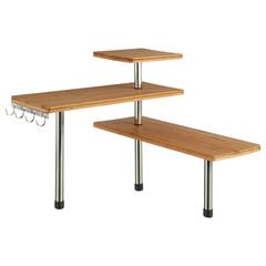 5Five Bamboo Kitchen Shelf W/4 Hooks (45 x 43 x 38.5 cm)
