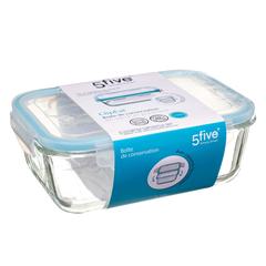 5Five Glass Rectangle Storage Box (1730 ml)