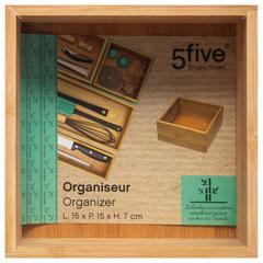 5Five Bamboo Organizer (15 x 15 x 7 cm)