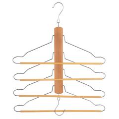 5Five Wood 4-Shirt/Pant Hanger (41.7 x 3 x 44.5 cm)