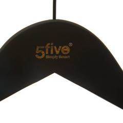 5Five Wood Rubber Hanger (44.5 x 1.5 x 23.3 cm, 3 Pc.)