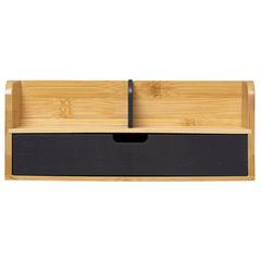 5Five Modern Color Bamboo Storage Organizer (25 x 10 x 15.5 cm)