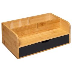 5Five Modern Color Bamboo Storage Organizer (25 x 10 x 15.5 cm)