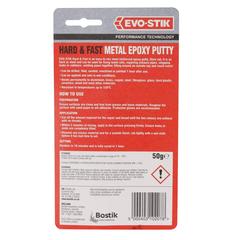 Evo-Stik Hard & Fast Metal Epoxy Putty (50 g)