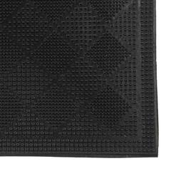 Rubber Checked Pattern Doormat (40 x 60 cm)