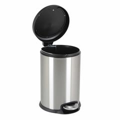Orchid Stainless Steel Pedal Dustbin (12 L, 23.8 x 36.9 x 36.1 cm)