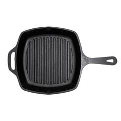 Reya Cast-Iron Grill Pan W/Long Handle (25.4 cm)