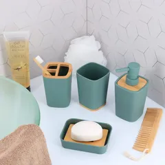 Tendance Rubber Toothbrush Holder (12 x 8.8 x 2.8 cm, Sage Blue)