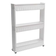 Tendance Polypropylene 3-Tier Storage Cabinet W/Wheels (12 x 54 x 72 cm)