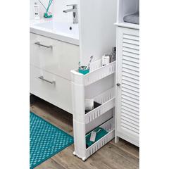 Tendance Polypropylene 3-Tier Storage Cabinet W/Wheels (12 x 54 x 72 cm)